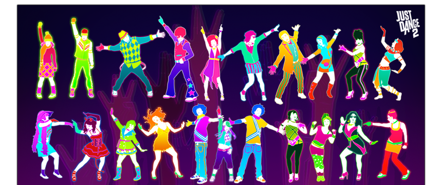 illustrations vectorielles personnage just dance 2 guillaume klein