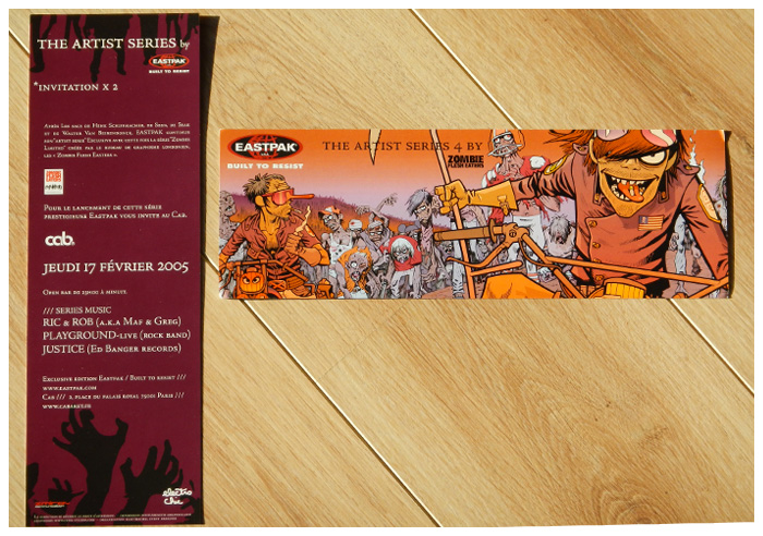 flyers soirée cab electro chic guillaume klein