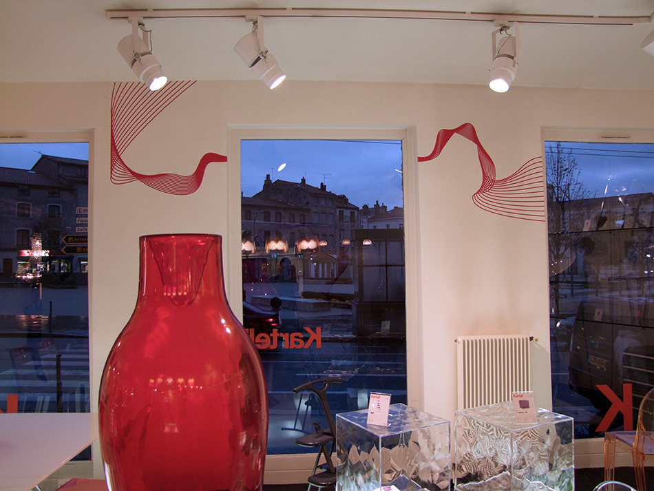 exposition design murale biennale de design saint-étienne boutique kartell guillaume klein