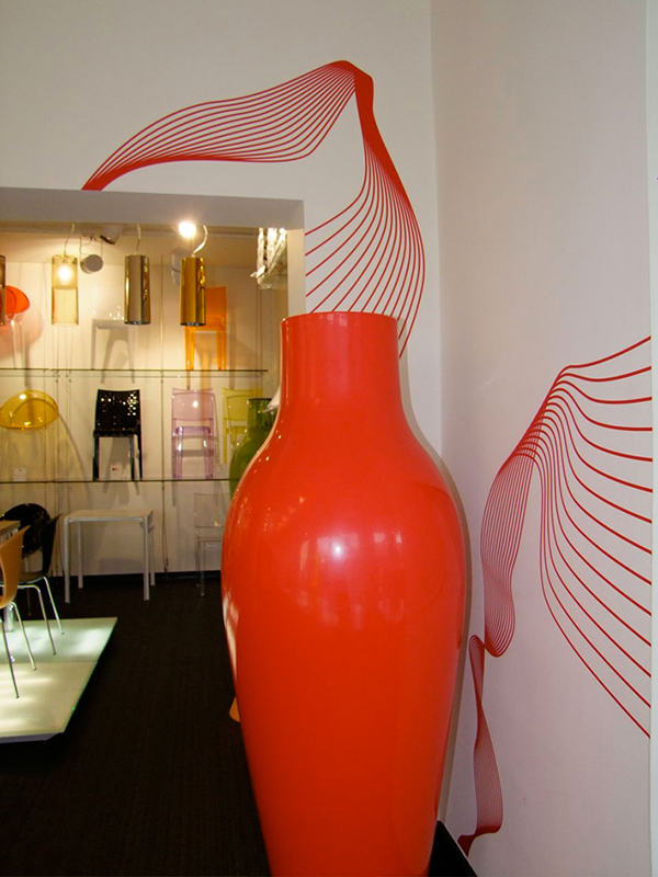 exposition design murale biennale de design saint-étienne boutique kartell guillaume klein