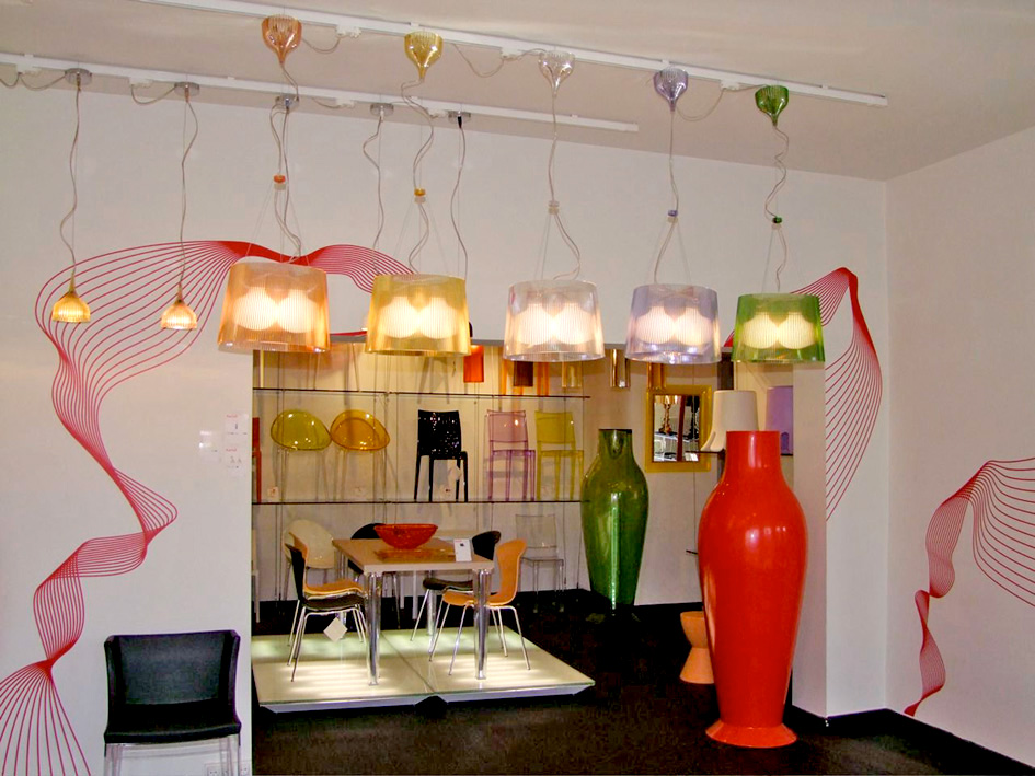 exposition design murale biennale de design saint-étienne boutique kartell guillaume klein