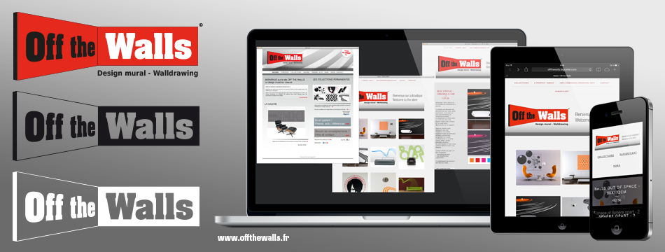 logo et site internet off the walls guillaume klein