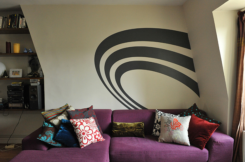 modèle sticker design mural off the walls guillaume klein